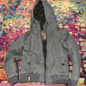 Naketano Olive Green Hooded Jacket